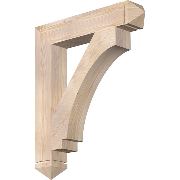 Ekena Millwork Imperial Arts & Crafts Smooth Bracket, Douglas Fir, 5 1/2"W x 32"D x 38"H BKT06X32X38IMP03SDF - main